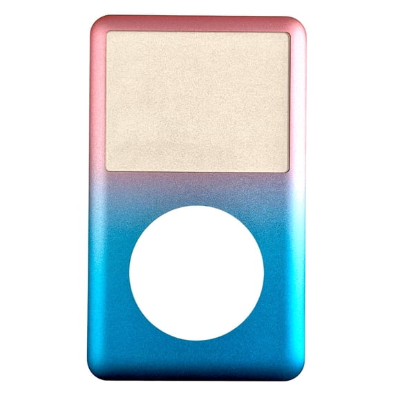 iPod Classic 2-Tone Gradient Front Faceplate for 6th 7th Gen 80 160 Purple Blue