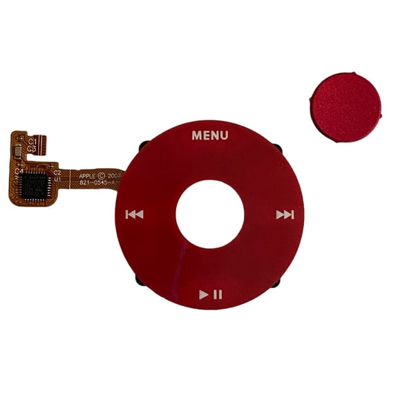 iPod Classic Red Click Wheel / Center Button Flex Apple 6th & 7th Generation