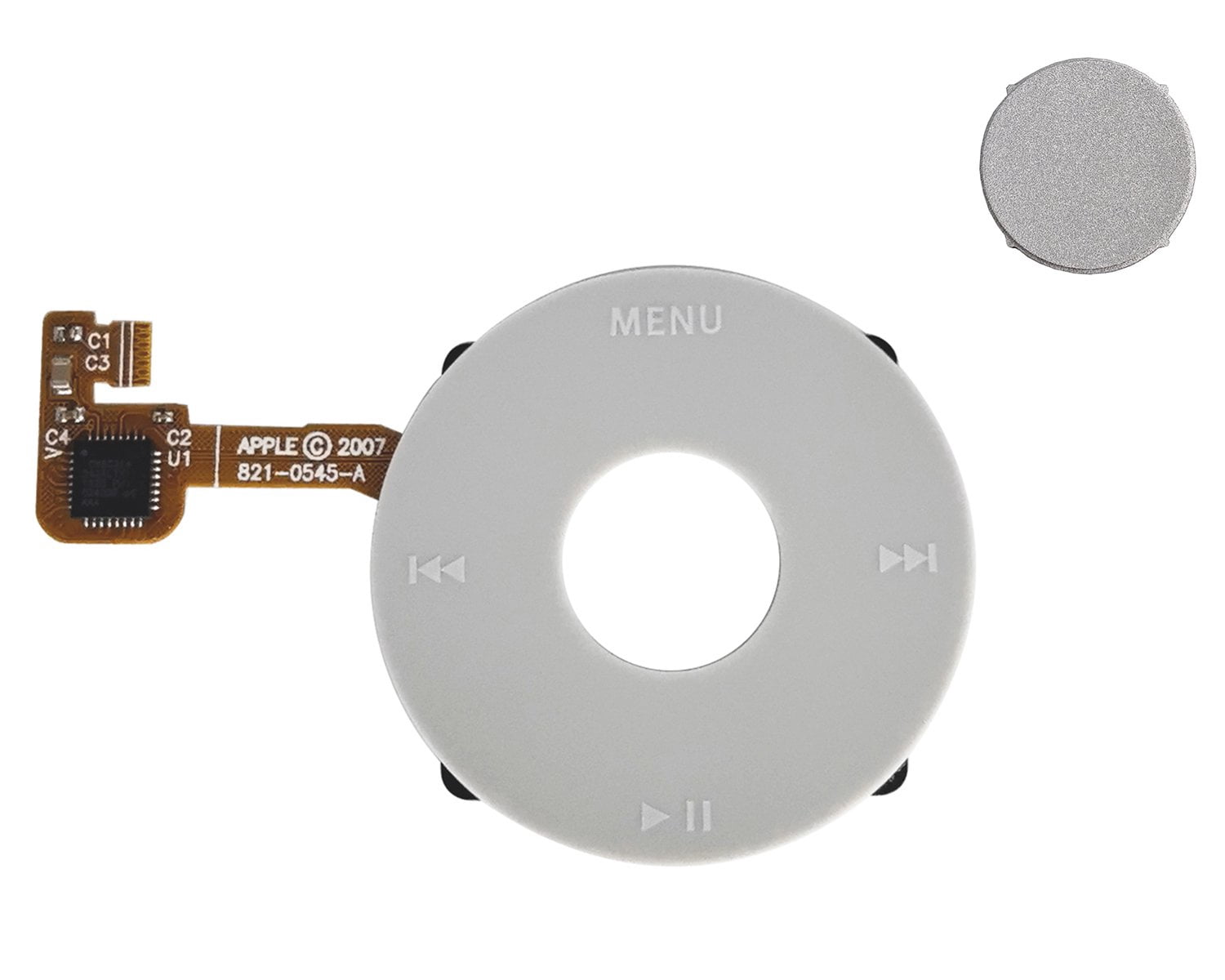 iPod Classic White Click Wheel / Center Button Flex Apple 6th & 7th ...