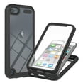 thumbnail image 1 of iPod Touch 7th Gen Case with PET Screen Protector, iPod Touch 6th Gen Case, iPod Touch 5th Gen Case, Allytech Full Protection Shock-absorbing with Screen Protector Cover for Apple iPod Touch, Black, 1 of 1