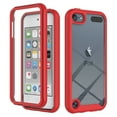 thumbnail image 1 of iPod Touch 7th Generation Case, iPod Touch 6th/5th Gen Case, Dteck Built-in Screen Protector Full Body Rugged Shockproof Case Hard Protective Cover for Apple iPod Touch 7th/6th/5th Gen,Red, 1 of 6