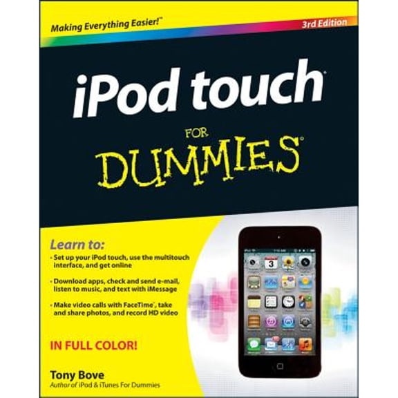 iPod Touch For Dummies (Paperback) by Tony Bove