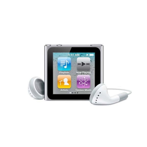 Pre-Owned Apple, iPod, Nano, Digital Audio Players, 6th Generation, 8GB, Silver, 1