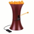 thumbnail image 1 of iPong Pro Table Tennis Training Robot with Oscillation and Remote, Burgundy, 1 of 3