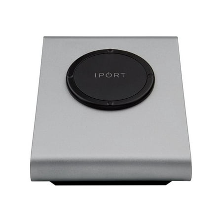 iPort - LaunchPort BaseStation Wireless Charging Stand - Silver