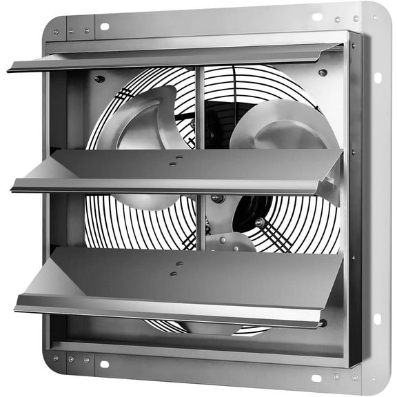 iPower 14 inch 1000 CFM Shutter Exhaust Fan Aluminum High Speed