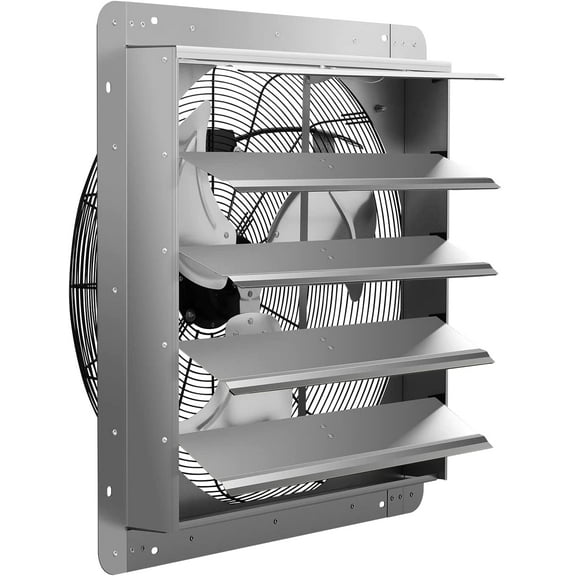 iPower 24 inch 2750 CFM Shutter Exhaust Fan Aluminum High Speed Fan
