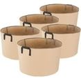 thumbnail image 1 of iPower 5-Pack 10 Gallon Plant Grow Bags Thickened Fabric Pots, 1 of 7