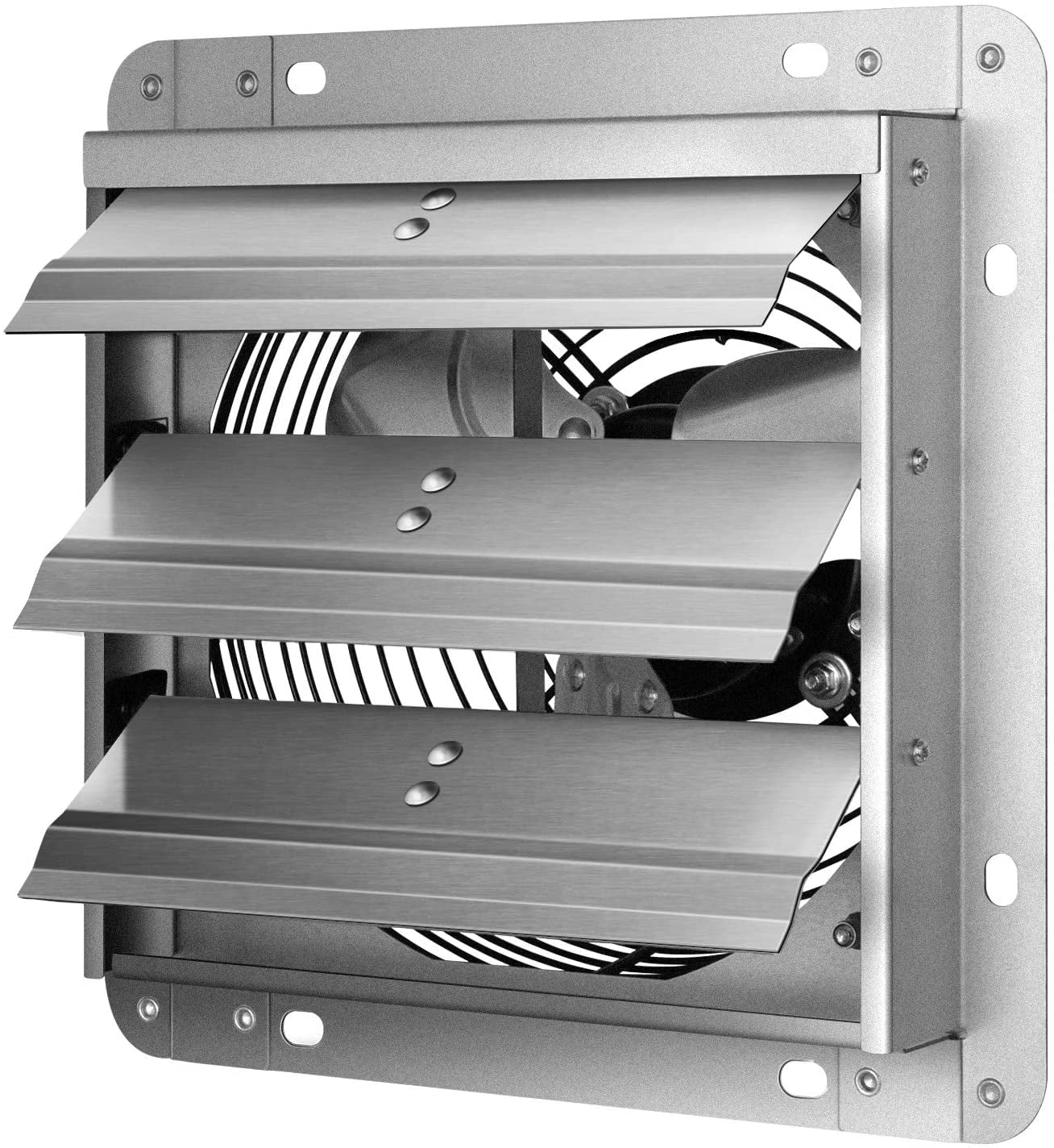 7 Inch Silver Aluminum Wall Mounted Exhaust Fan