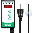 thumbnail image 1 of iPower Digital Heat Mat Thermostat 40-108 Degrees Fahrenheit Warming Pad Temperature Controller for Germination, White, 1 of 7