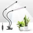 thumbnail image 1 of iPower 2 Tube LED Grow Light with Full Spectrum for Indoor Plants, Adjustable Gooseneck, 5 Dimmable Levels, 3 Auto Timing Modes, White, 1 Pack, 1 of 7