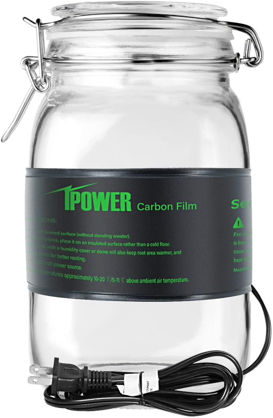 iPower GLHTMTXS Durable Waterproof Seeding Heat Mat Warm Hydroponic Pad