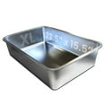 thumbnail image 1 of iPrimio Ultimate Stainless Steel XL Cat Litter Box - XL Litter Box for Big Cats - Large Cat Litter Box - Never Absorbs Odor, Stains, or Rusts - Easy Cleaning Litterbox Designed by Cat Owners (1 Pan), 1 of 7