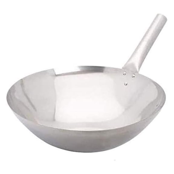 iPro Kitchenware 14" Single Handle Stainless Steel Chinese Wok