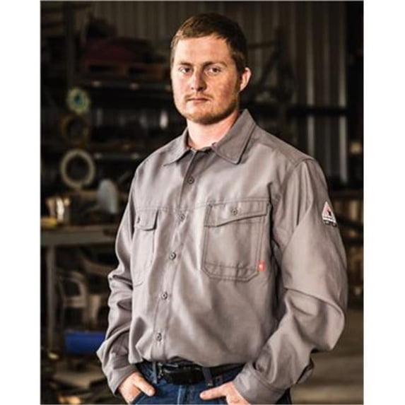 iQ Series Endurance Work Shirt, Khaki - Medium