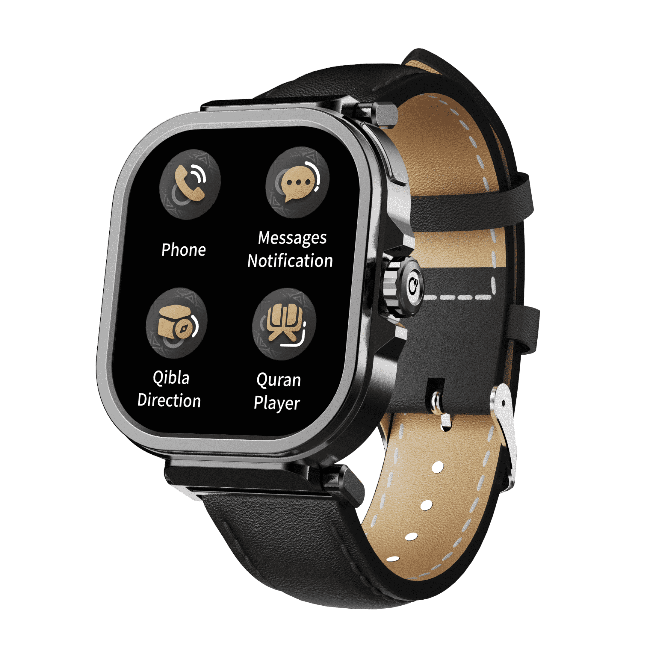 iQIBLA Qwatch S3, Smart Watch for Muslims, 2.04
