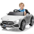 thumbnail image 1 of iRerts 12V Electric Ride on Cars, Powered Ride on Toys for Toddlers with Remote Control, Music, USB/AUX/SD Ports, LED Light, 4 Wheel Suspension, Kids Electric Car for Girls Boys Gifts Ages 2-5, White, 1 of 8