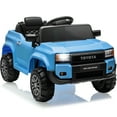 thumbnail image 1 of 12V Ride on Cars with Remote Control, Licensed Toyota LC250 2024 Ride on Toys Vehicle with Bluetooth, Music, AUX/USB Port, Powered Kids Electric Car for Toddlers Boys Girls Ages 3-5 Gift, Blue, 1 of 8