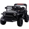 thumbnail image 1 of iRerts 12V Ride on Cars with Remote Control, Powered Ride on Toys Truck with Bluetooth, Music, MP3/USB Port, Swing Mode, Electric Cars for Kids Boys Girls 2-5 Ages, Black, 1 of 8