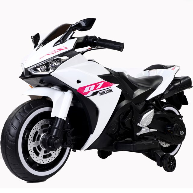 iRerts 12V Ride on Motorcycle for Kids, Battery Powered Kids Electric