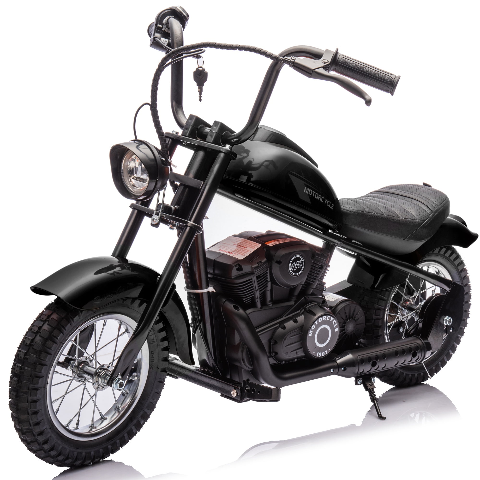 iRerts 24V Electric Dirt Bike, Battary Powered Ride on Motorcycle with