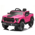 thumbnail image 1 of iRerts 24V Kids Ride on Toy UTV, Ride on Cars with Remote Control, Bluetooth Music, 4 Wheel Suspension, Rear Storage Space, Electric Vehicles Cars for Kids Boys Girls Gifts 3-6 Year Old, Pink, 1 of 11