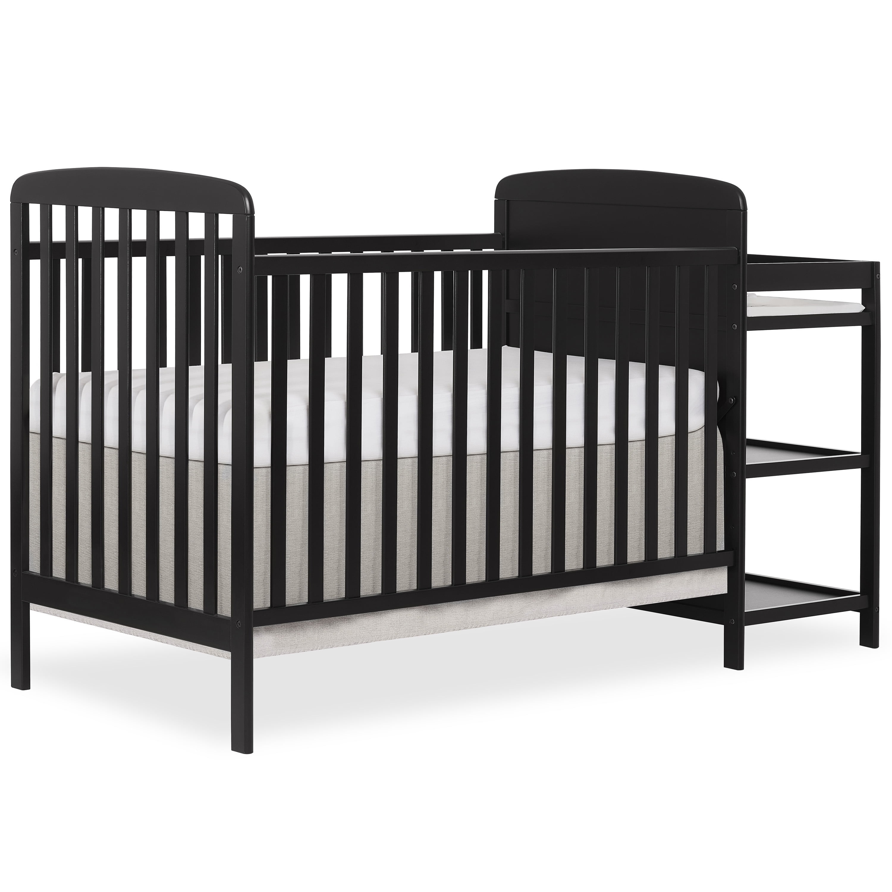 iRerts 3 in 1 Convertible Crib and Changer, Wood Baby Crib and Changing ...