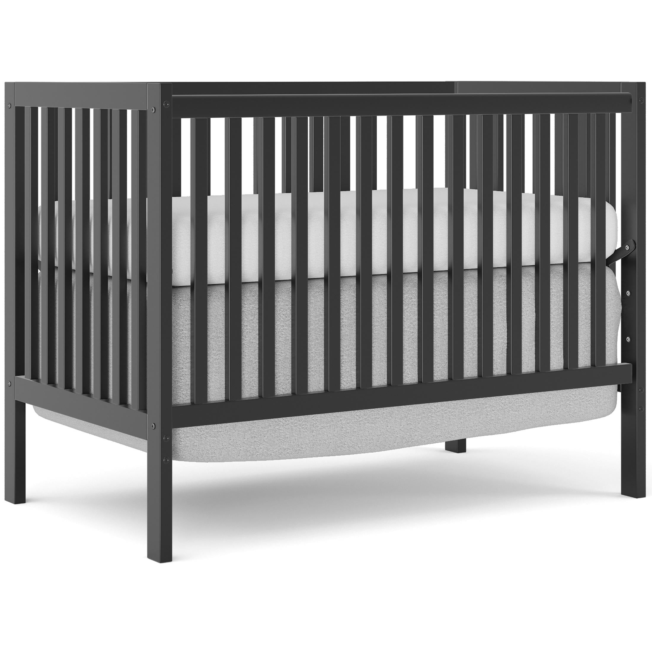 Baby Mod Modena 3 in 1 Convertible Crib Gray Walmart
