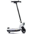thumbnail image 1 of iRerts Electric Scooter for Kids, 12V Kids Electric Scooter for Boys Girls 6-14 Year Old, Kids Scooter with Kickstand, Scooter Bell, Colorful LED Lights, Front Big Light, Rear Brake, White, 1 of 8