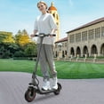 thumbnail image 1 of iRerts Folding Electric Scooter, Electric Scooter for Adults Men Women, E Scooter with APP, LED Display, 10" Honeycomb Tire, 25 Mile Long-Range, 21Mph, Commuter Electric Scooter for Work School, Black, 1 of 10