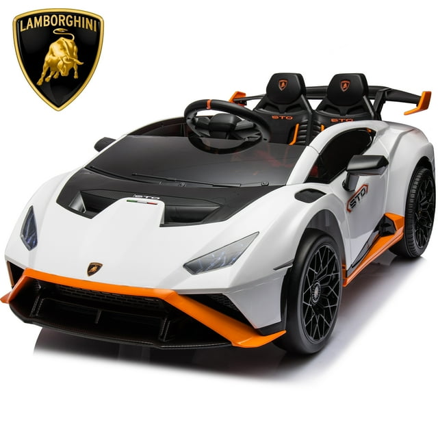 iRerts White 24V Kids Ride On Cars with Remote Control,