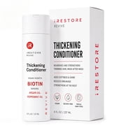 iRestore Biotin Hair Conditioner for Damaged Dry Hair - Biotin Conditioner for Fine Hair Growth, Volumizing Thickening Conditioner with Ginseng & Argan Oil to Moisturize, Pair With Hair Loss Shampoo
