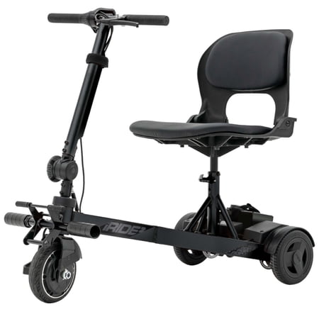iRide 2 Lightweight Folding Mobility Scooter - Blackberry