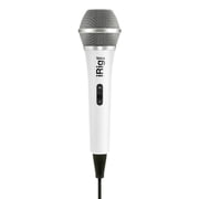IK Multimedia iRig Voice White Karaoke Microphone for Smartphones and Tablets