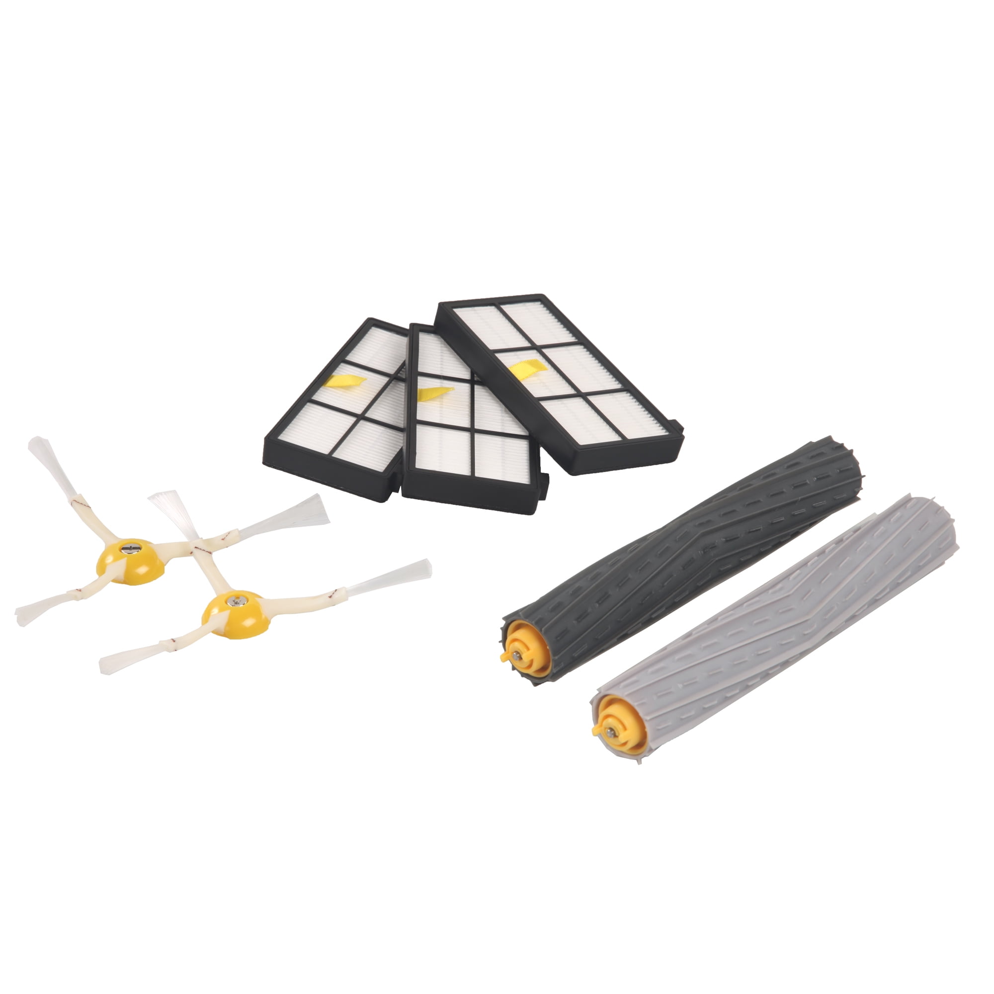  iRobot Roomba Authentic Replacement Parts - Roomba 800 and 900  Series Replenishment Kit (3 AeroForce Filters, 2 Spinning Side Brushes, and  1 Set of Multi-Surface Rubber Brushes)