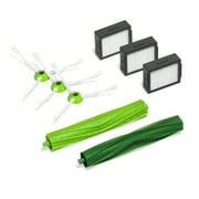 iRobot® Authentic Replacement Parts- Roomba® e, i, and j Series Replenishment Kit, (3 High-Efficiency Filters, 3 Edge-Sweeping Brushes, and 1 Set of Multi-Surface Rubber Brushes)