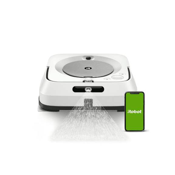 Pre-Owned iRobot Braava Jet M6 (6110) Ultimate Robot Mop- Wi-Fi Connected, Precision Jet Spray, Smart Mapping, Works with Google Home, Ideal for Multiple Rooms, Recharges and Resumes