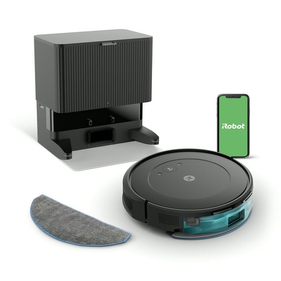 iRobot Y051020 Robotic Floor Cleaners, Roomba Combo 2 Essential Robot and Mop + AutoEmpty Dock with 4-Stage Cleaning System, Compatible with a 2.4 GHz network, 1