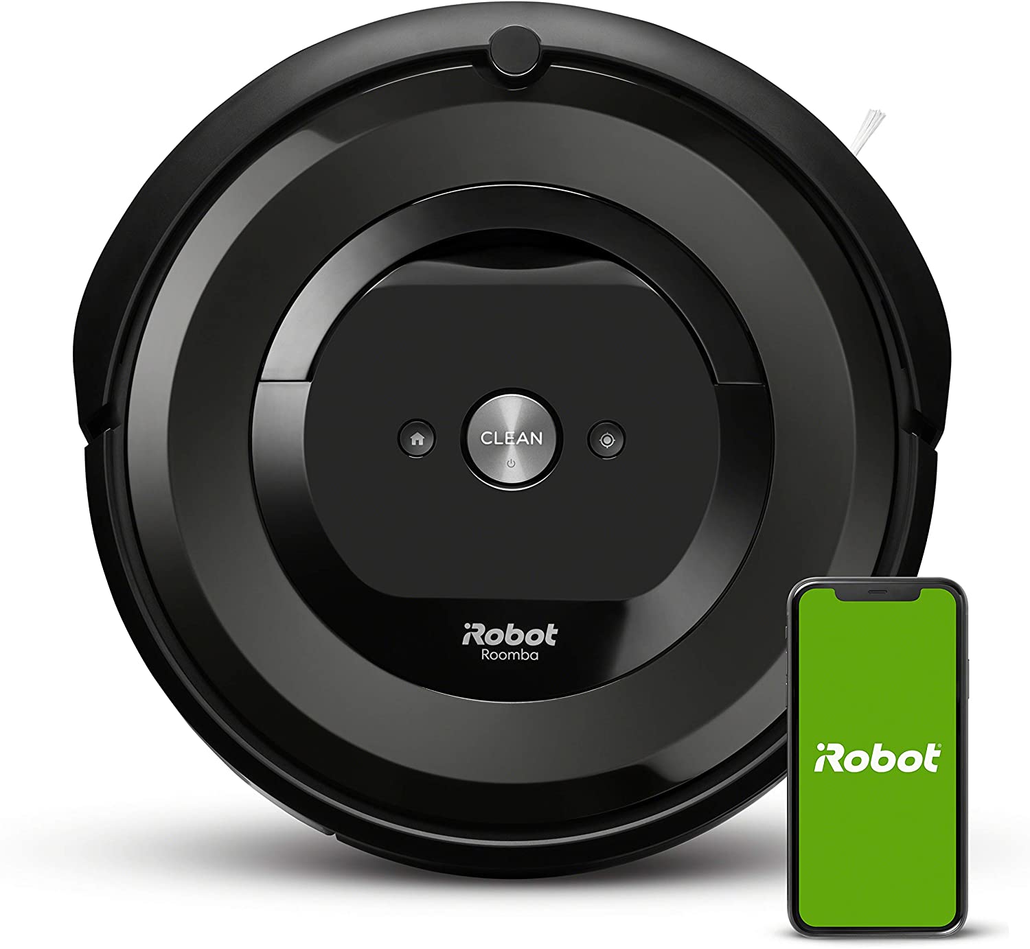 iRobot Roomba E5 (5150) Robot Vacuum - Wi-Fi Connected, Works with Alexa, Ideal for Pet Hair, Carpets, Hard, Self-Charging Robotic Vacuum, Black - image 1 of 3