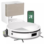 iRobot Roomba Max 705 Combo Robot Vacuum & Mop +AutoWash Dock,Extending Self-Cleans Roller Mop,2 Brushes,Self-Empties,Heat-Wash & Dry, LiDAR,Avoids Obstacles,Model X185020,White