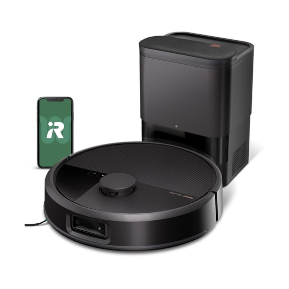 iRobot Max Roomba 715 Robot Vac & AutoEmpty Dock, 4x Suction, 90-Day Auto Empty, Carpet & Hard Floors, Pet Friendly, AllergenLock Bags, Model W255020