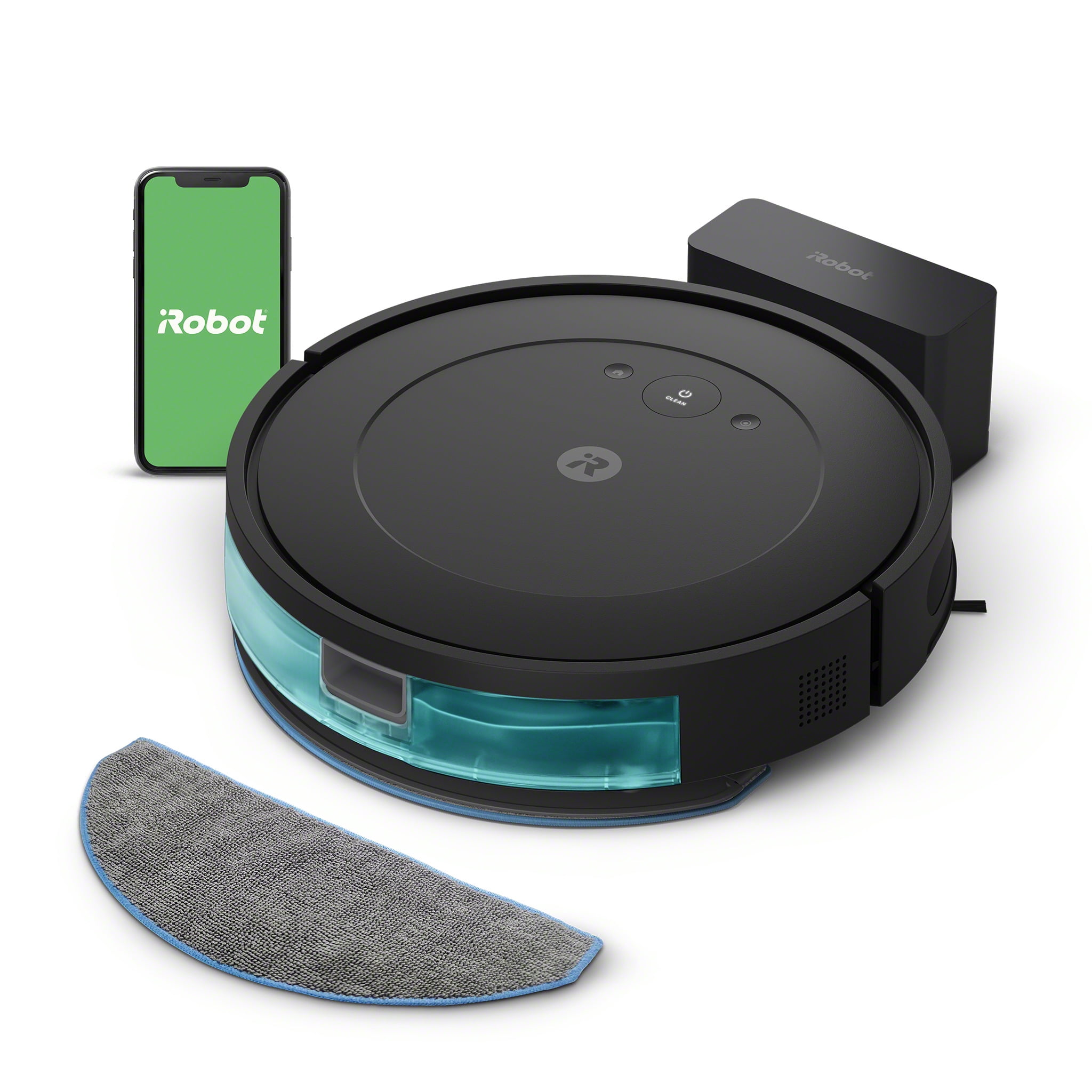 iRobot Roomba Robot Vacuum and Mop Combo (Y0140) with 4 iRobot Roomba Robot Vacuum and Mop Combo (Y0140) with 4