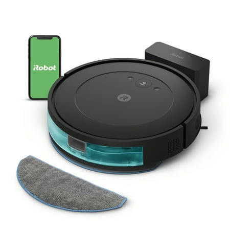 iRobot - Roomba Combo Essential robot vacuum and mop (Y0140) - Black
