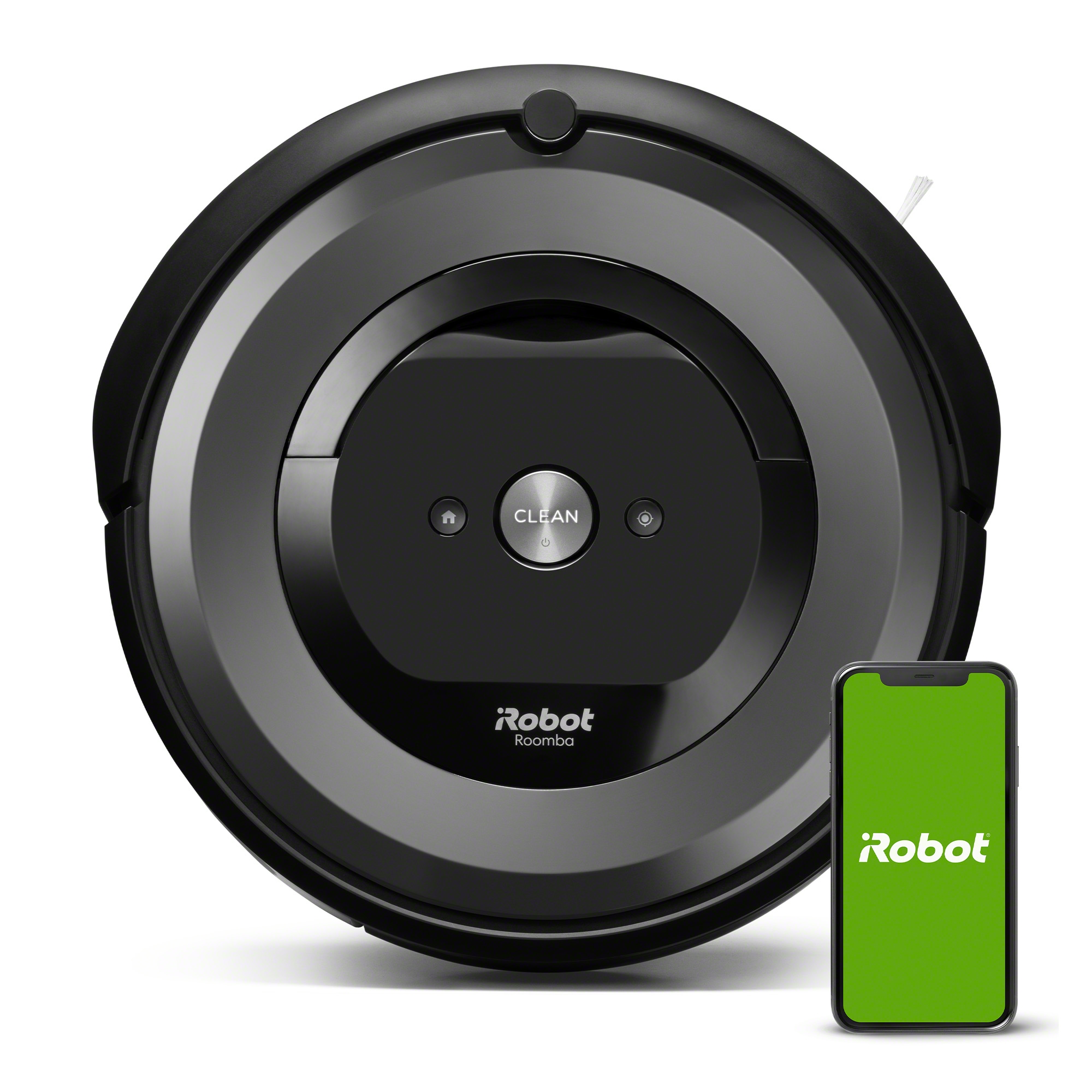 iRobot Roomba e6 (6134) Wi-Fi Connected Robot Vacuum - Wi-Fi Connected, Works with Google, Ideal for Pet Hair, Carpets, Hard, Self-Charging Robotic Vacuum - image 1 of 15