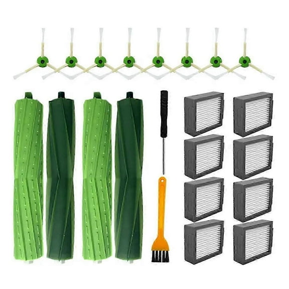 iRobot Roomba i1 Replacement Side Brush & HEPA Filter Set for Robot Vacuum As Shown