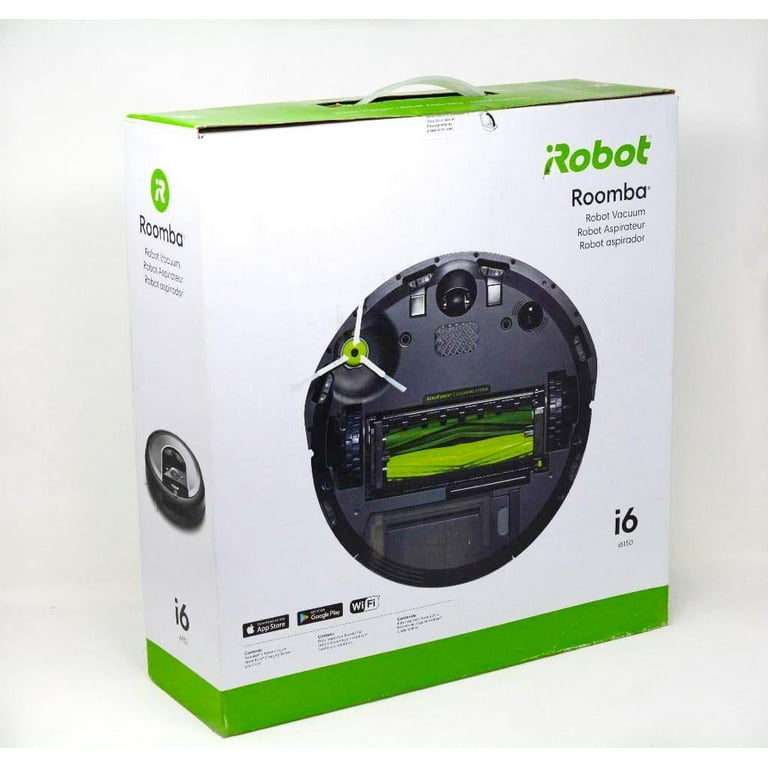 iRobot Roomba i6 (6150) Wi-Fi Connected Robot Vacuum Light Silver 
