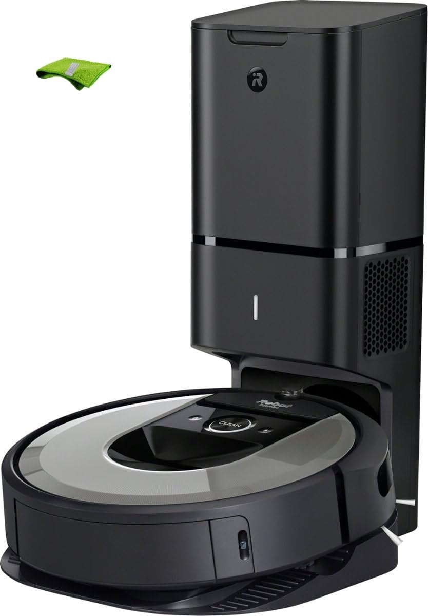 iRobot Roomba i8+ 8550 Self-Emptying Robot Vacuum, Automatic Dirt
