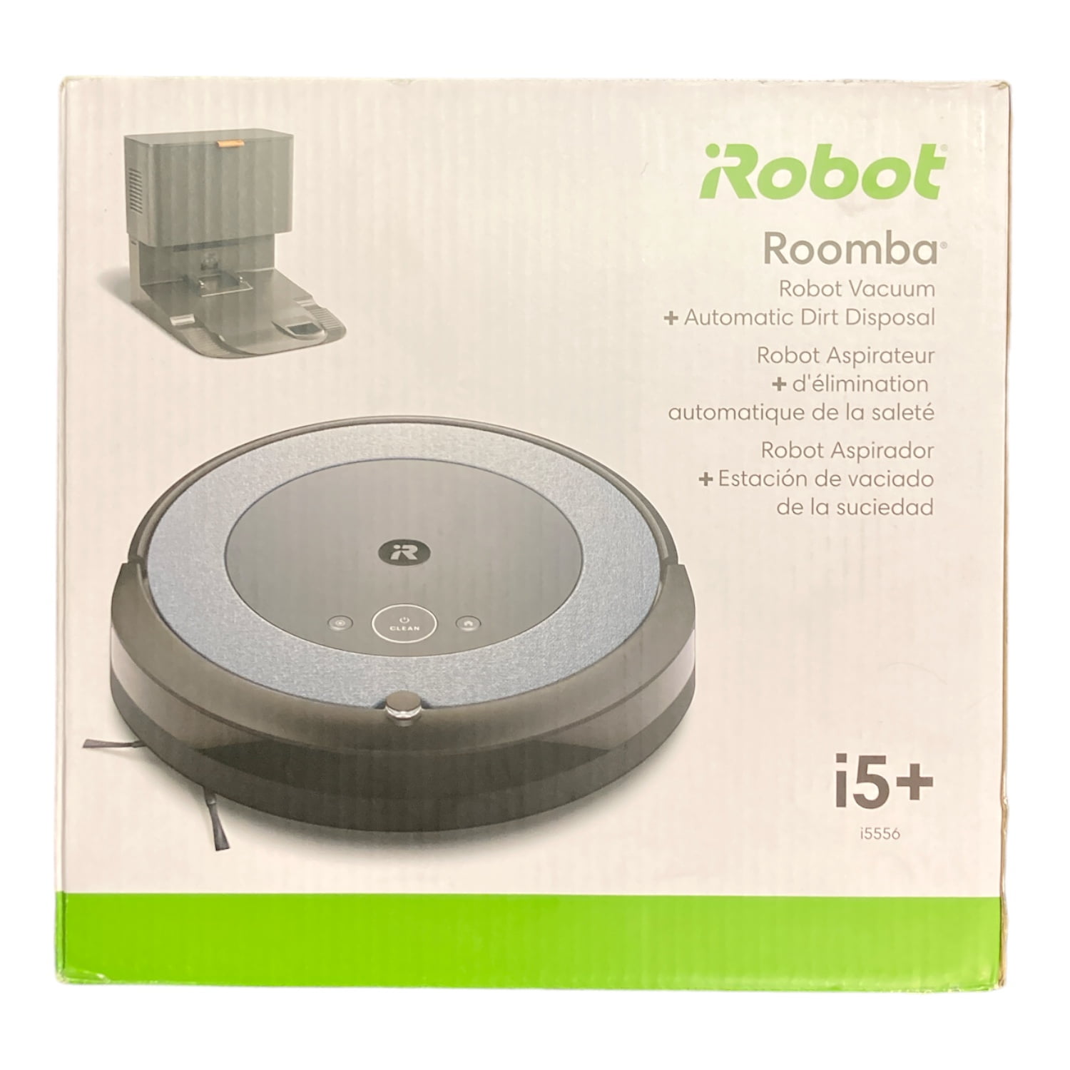 iRobot i5+ i5556 Self-Emptying Robot Vacuum with Clean Base iRobot i5+ i5556 Self-Emptying Robot Vacuum with Clean Base