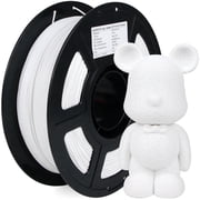 iSANMATE 1KG High Speed PLA Filament, 1.75mm Matte White, 30-400mm/s Fast Printing,  0.02mm, High Toughness, Low Warpage for FDM 3D Printers
