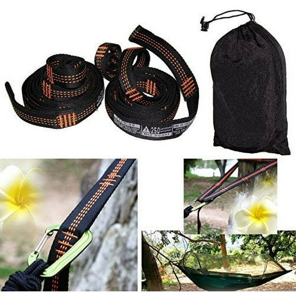 iSKYS Ultimate Atlas Polyester Slap Straps Suspension Hanging System Designed for ENO Hammock Up to 500 Pounds